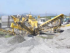 Stone crusher for Barite crushing process