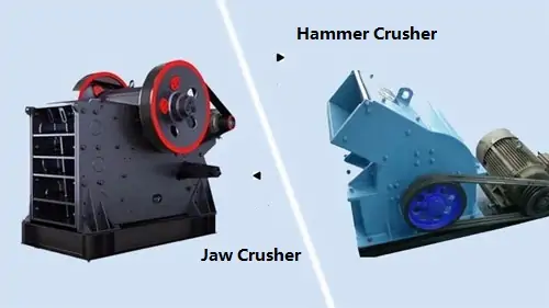 5 differences between jaw crusher and hammer crusher